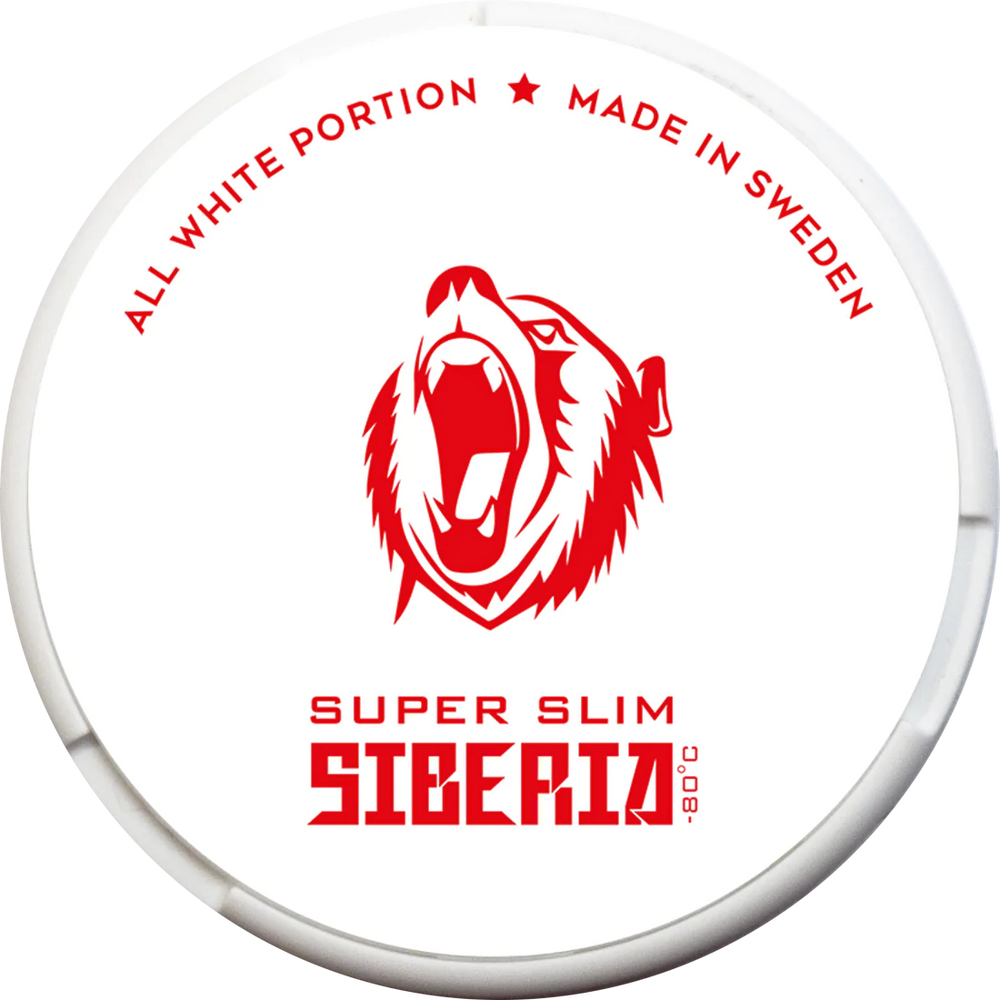 SIBERIA Red -80 All White Super Slim