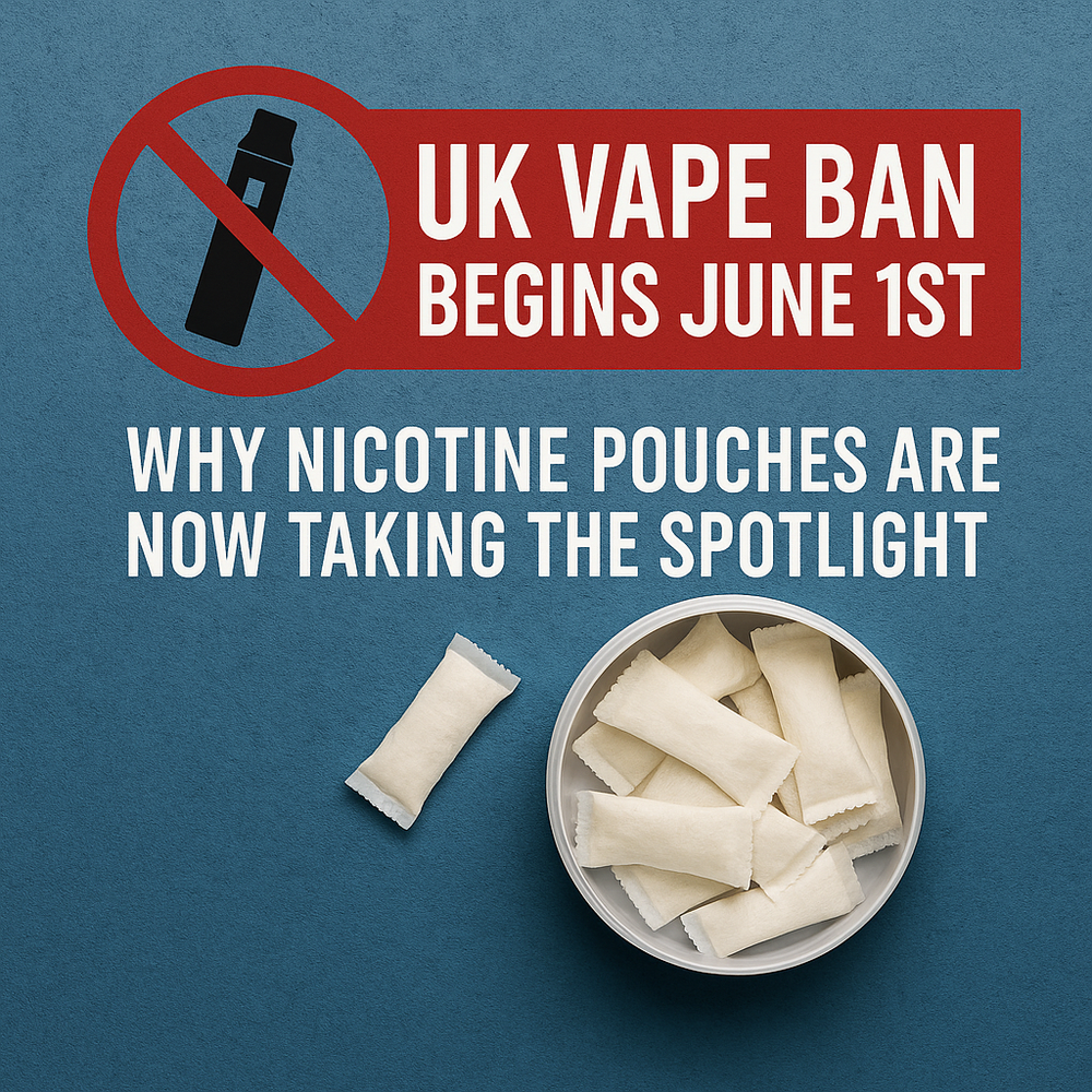 UK Vape Ban Begins June 1st - Why Nicotine Pouches Are Now Taking the Spotlight