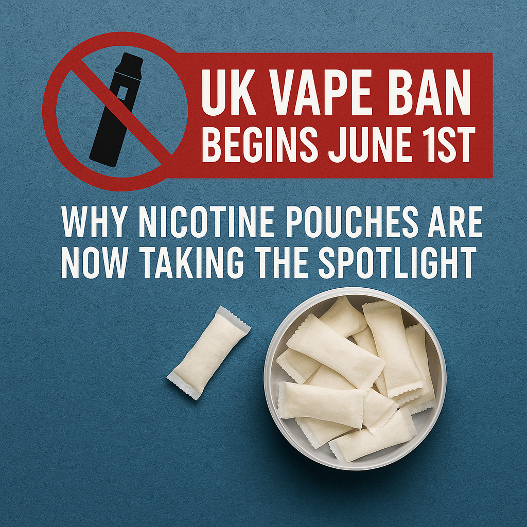 UK Vape Ban Begins June 1st - Why Nicotine Pouches Are Now Taking the Spotlight