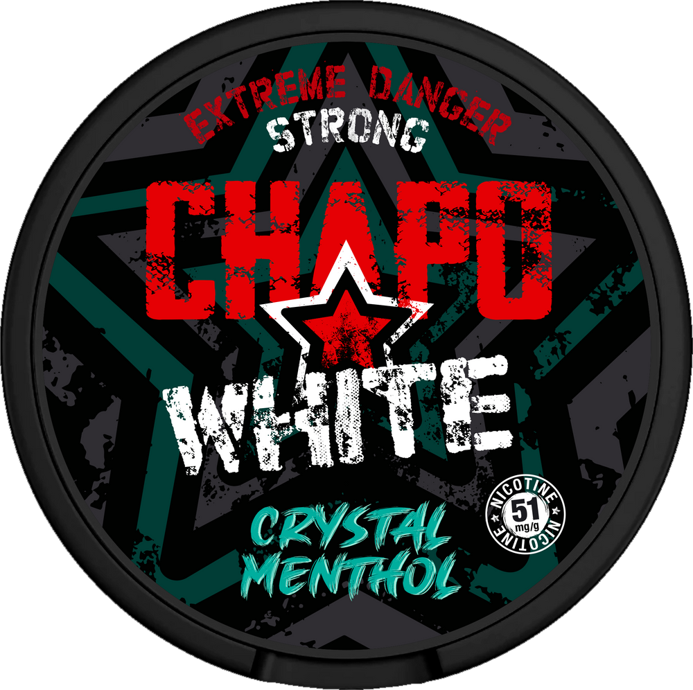 CHAPO WHITE Crystal Menthol Danger Strong
