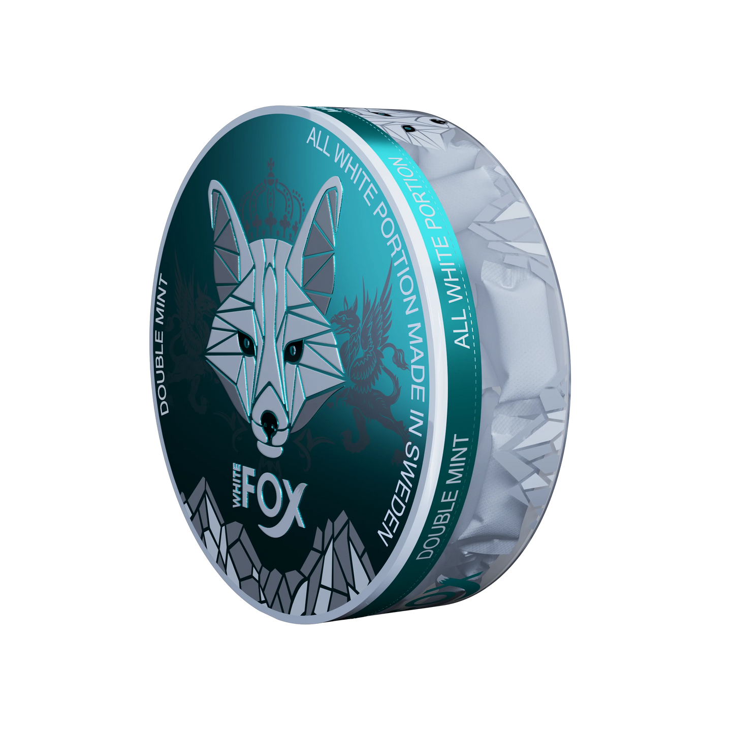 
                  
                    White Fox Double Mint Slim All White Portion
                  
                